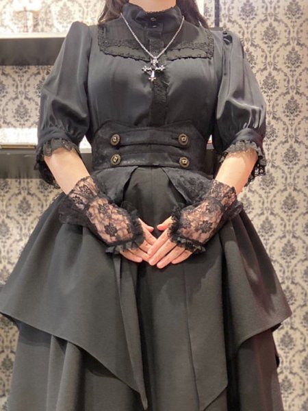 Photo3: Lace Hand Armor｜Short length (3)