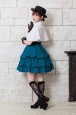 Photo7: [WEB/Harajuku Store Limited Product] Skirt Beline | Green x Black (7)