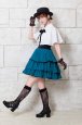 Photo8: [WEB/Harajuku Store Limited Product] Skirt Beline | Green x Black (8)