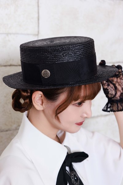 Photo1: Kankan hat with MIHO logo button (1)