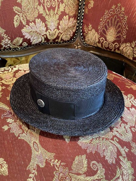 Photo4: Kankan hat with MIHO logo button (4)